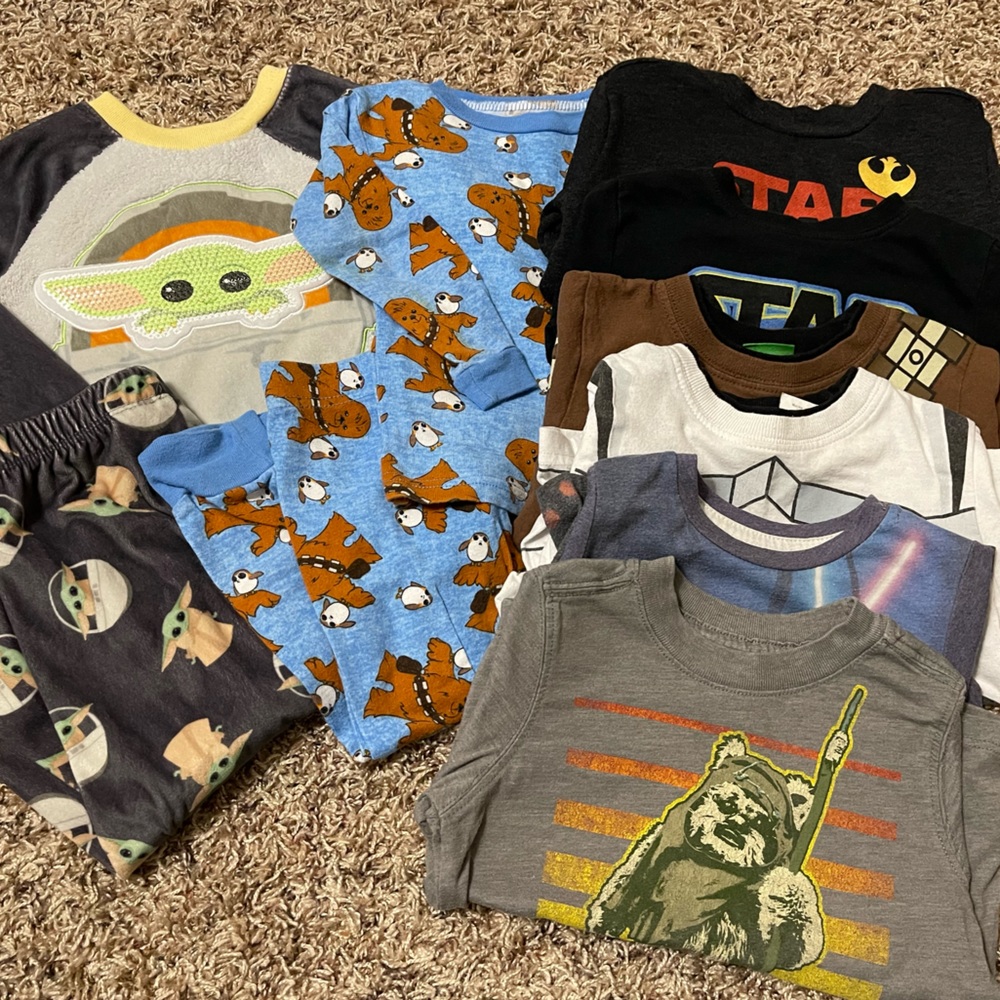 Toddler Star Wars Clothing Lot - 2T